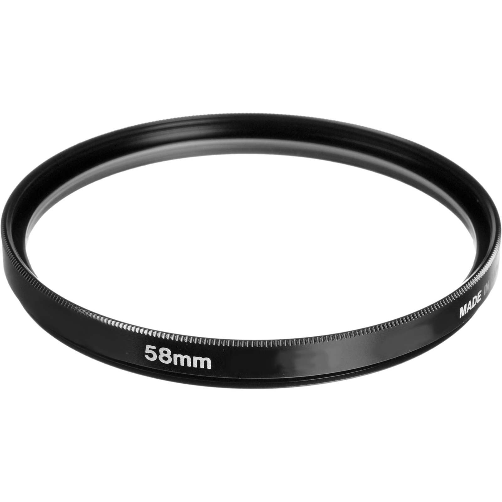 لنز دوربین کانن مدل  لنز کانن EF-S 18-55mm f/3.5-5.6 III به همراه فیلتر یو وی 58 کانن و درب 58 کانن