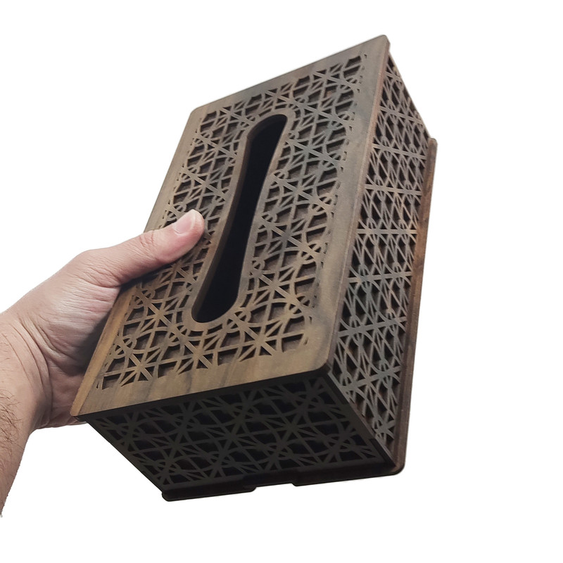 جعبه دستمال کاغذی تکچین کالا مدل MD-2