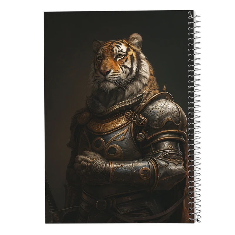 دفتر شطرنجی 50 برگ مدوپد مدل حیوانات جنگجو کد DF14897