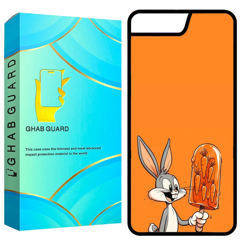 کاور قاب گارد طرح خرگوش مدل GCHP7 مناسب برای گوشی موبایل اپل iPhone 7 / 8 / SE 2020 / SE 2022