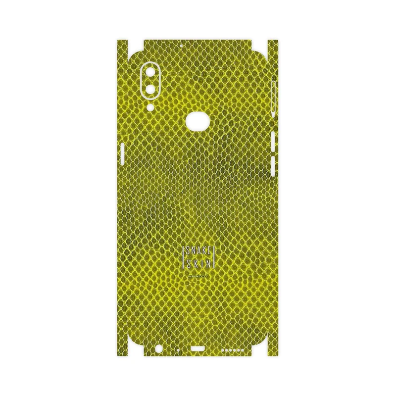برچسب پوششی ماهوت مدل Yellow Snake Skin-FullSkin مناسب برای گوشی موبایل سامسونگ Galaxy A10s
