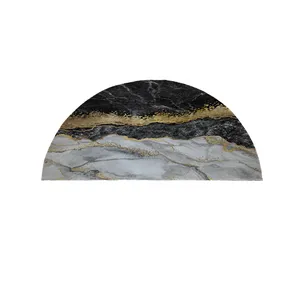 پادری مدل نیم دایره طرح سنگ کد 8611 سایز 90×45 سانتی متر