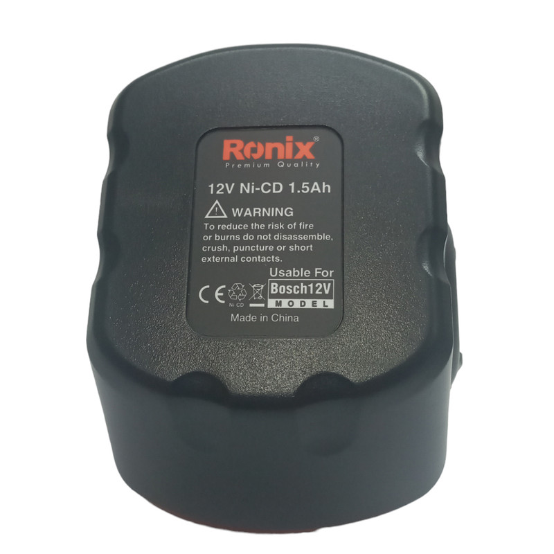باتری دریل شارژی رونیکس مدل bosch 12v باتری دریل شارژی رونیکس مدل bosch 12v