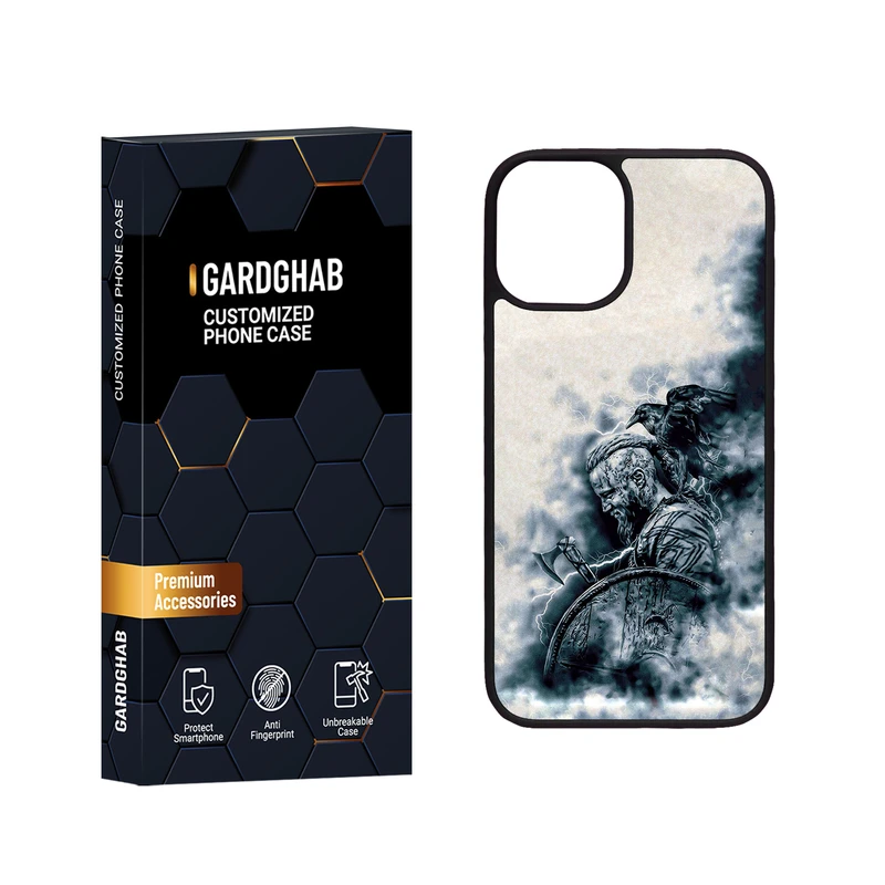 کاور گارد قاب مدل دور ژله ای پشت گلس پسرانه مناسب برای گوشی موبایل اپل iPhone 12 Mini