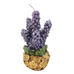 شمع دست ساز مدل لاوندر کد 5