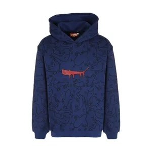 هودی مردانه تچر مدل شهرما سرمه‌ای