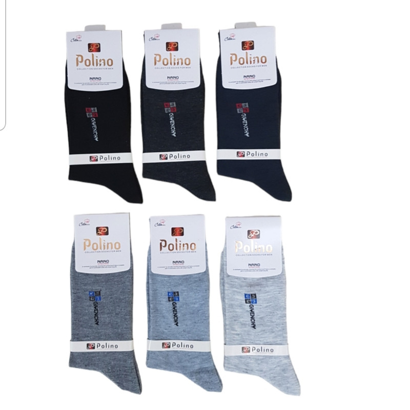 جوراب مردانه مدل نخی مجموعه 6 عددی