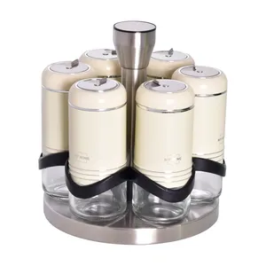  ست جا ادویه 6 پارچه مای هوم کد D به همراه استند 