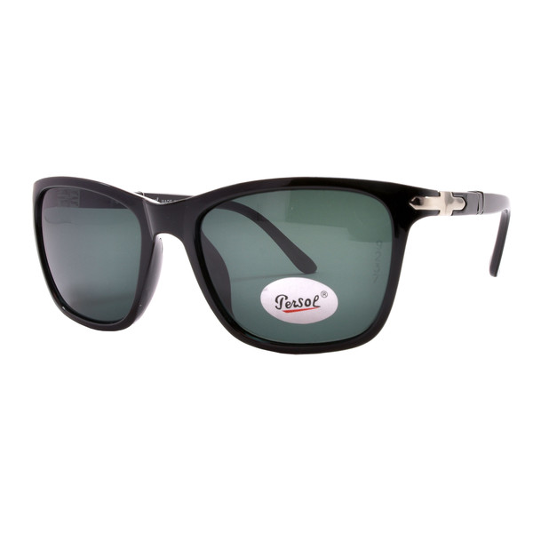 عینک آفتابی پرسول مدل GLOSSY-BLC-PO 9237