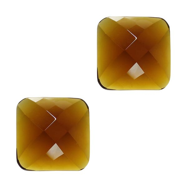 سنگ کوآرتز قهوه ای کد D67320 بسته 2 عددی