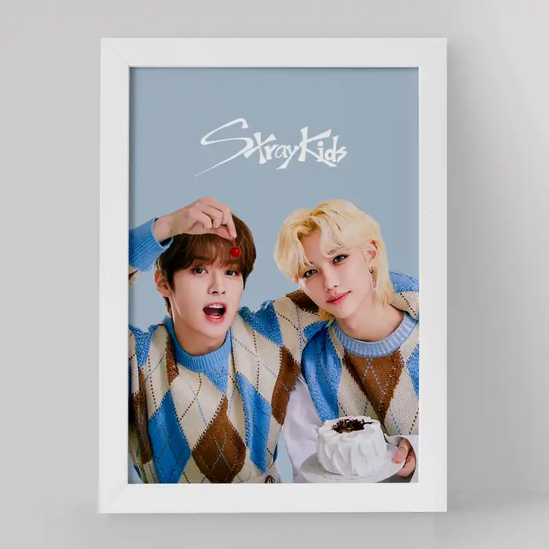 تابلو خندالو مدل مینهو و فلیکس گروه استری کیدز Stary Kids کد 16890