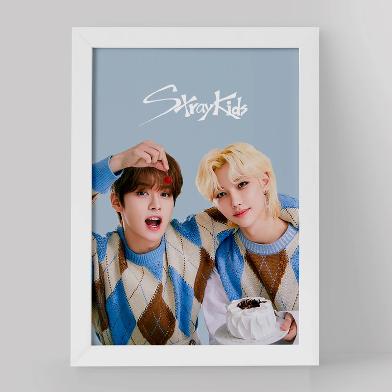 تابلو خندالو مدل مینهو و فلیکس گروه استری کیدز Stary Kids کد 16890