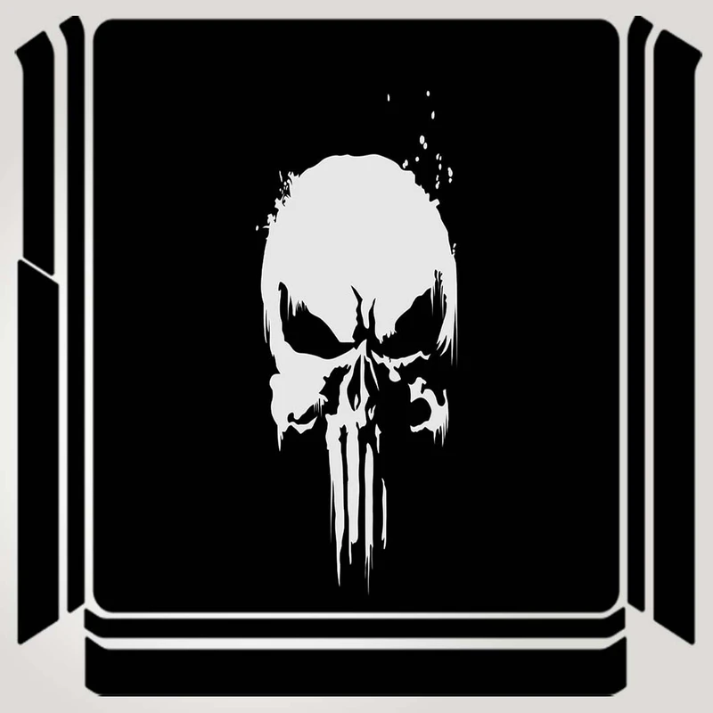 برچسب پلی استیشن ۴ مدل the punisher logo کد PSS-378 