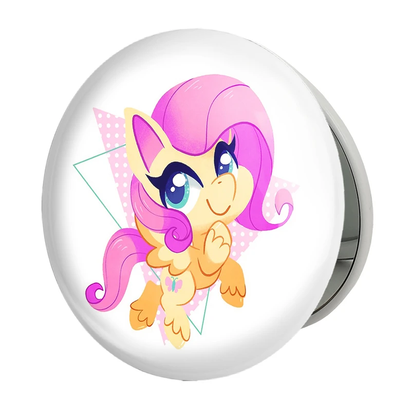 آینه جیبی خندالو طرح اسب پونی مدل تاشو کد 24866 