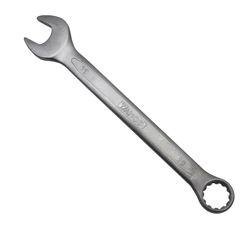 آچار یکسر تخت و یکسر رینگی تانوس مدل SMT-TANS-19-ring-takht سایز 19 میلی متر