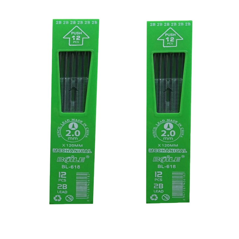 نوک مداد نوکی 2 میلی متری  مدل یونی وی کد BL618 بسته 2 عددی