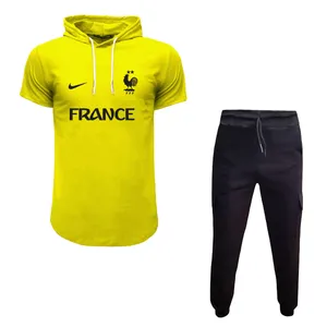 ست تی شرت و شلوار مردانه مدل FRANCE کد 6632