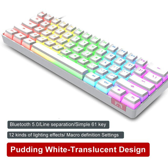 کیبورد بی سیم مخصوص بازی آجز مدل STK61 Pudding 2