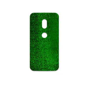MAHOOT Green-Holographic Cover Sticker for Motorola Moto G4 Play