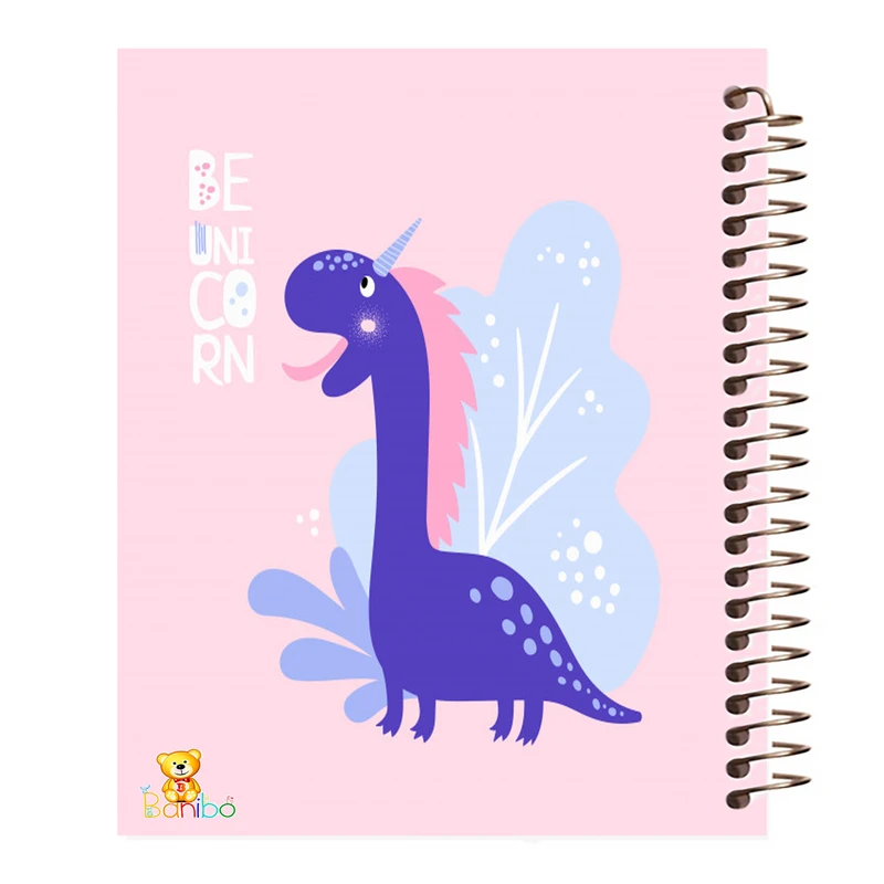 دفتر نقاشی 50 برگ بانیبو مدل  دایناسور کد 583