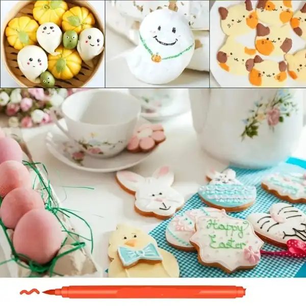 ابزار تزیین فوندانت به گز مدل ماژیک خوراکی طراحی کیک مجموعه 5 عددی