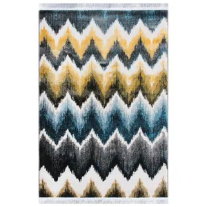  فرش ماشینی نیروانا طرح گبه کد 569