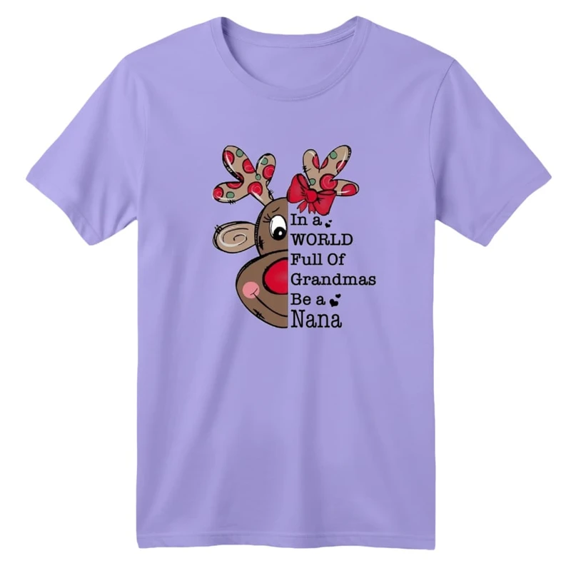 تی شرت آستین کوتاه بچگانه مدل گوزن کریسمس کد 11