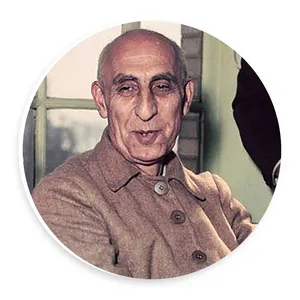 دیوارکوب طرح دکتر محمد مصدق مدل wtb948