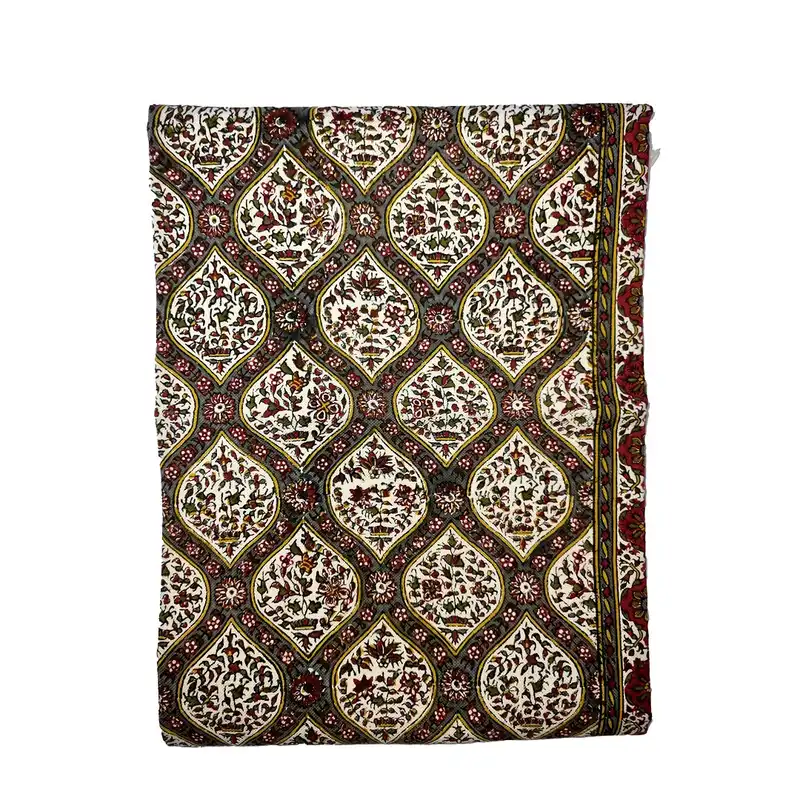 رومیزی قلمکار مدل QHSA7 طرح حلورده ای