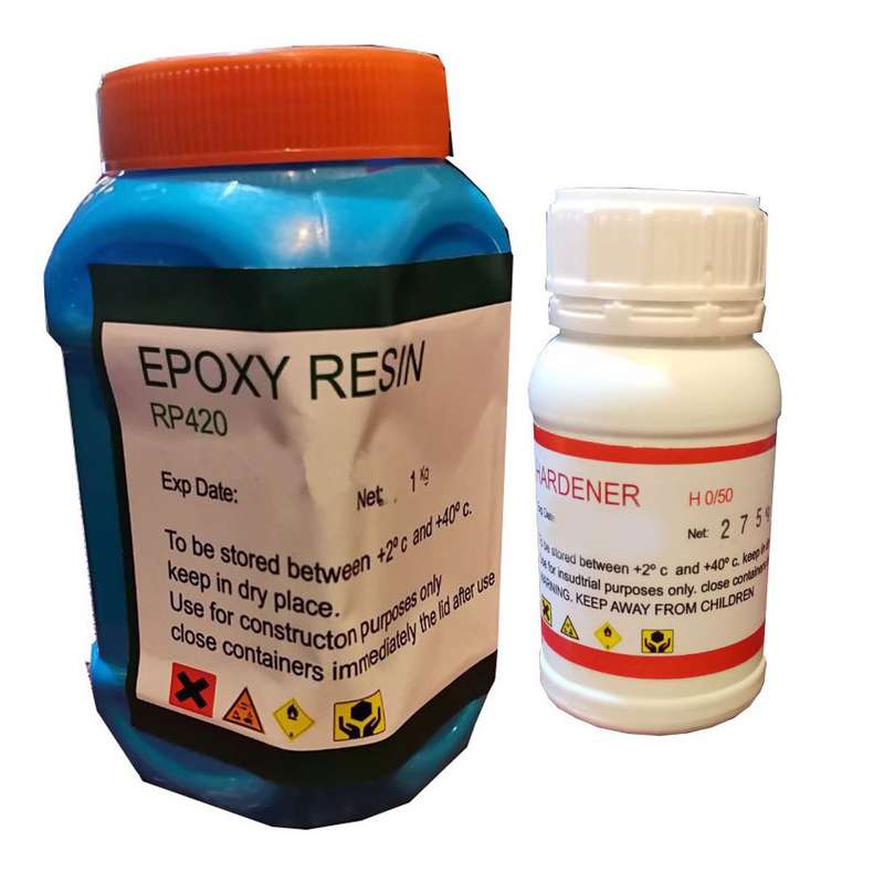رزین اپوکسی مدل RP420 حجم 1275 میلی لیتر مجموعه 2 عددی 