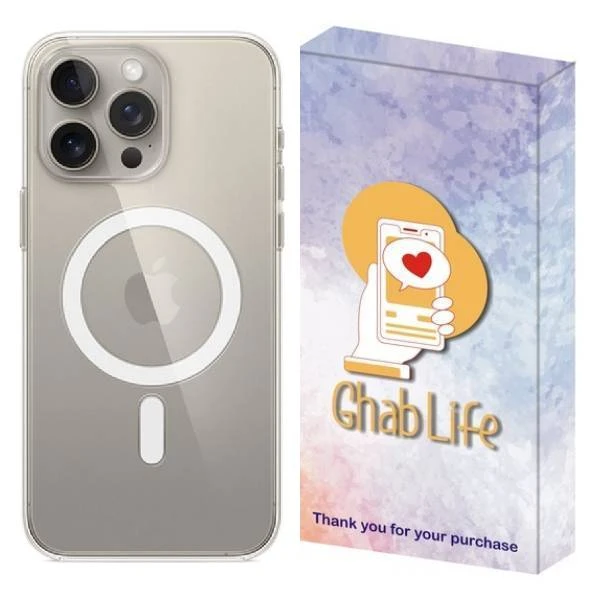 کاور قاب لایف مدل مگ سیف طرح MGSAFE مناسب برای گوشی موبایل اپل iPhone 15 Pro Max