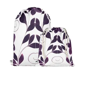 کوله پشتی ورزشی مدوپد مدل گل بنفشه md00193 بسته 2 عددی