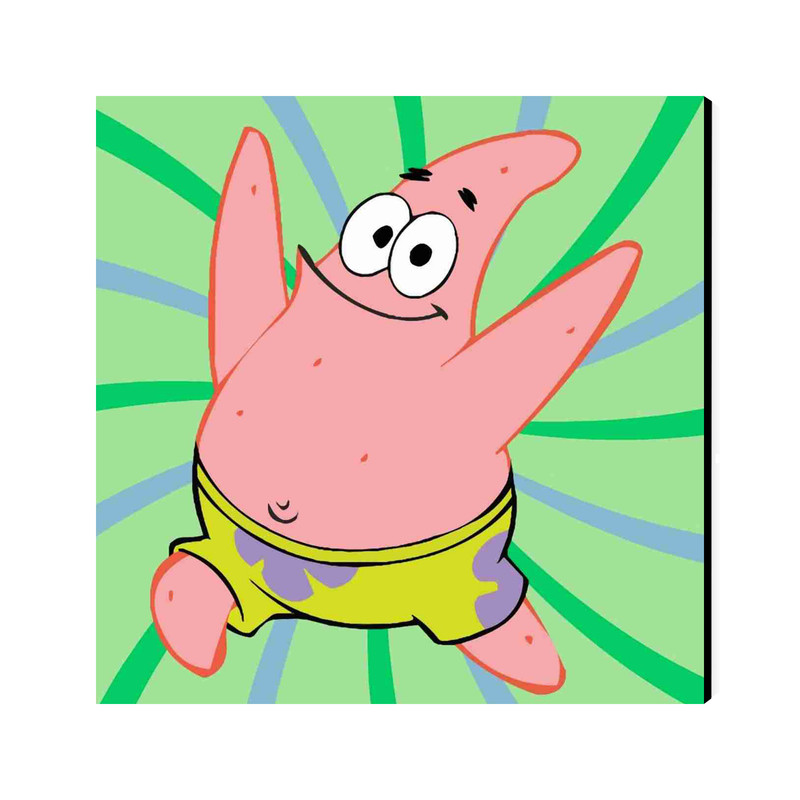 تابلو شاسی عرش مدل فانتزی انیمیشن باب اسفنجی پاتریک کد As4086