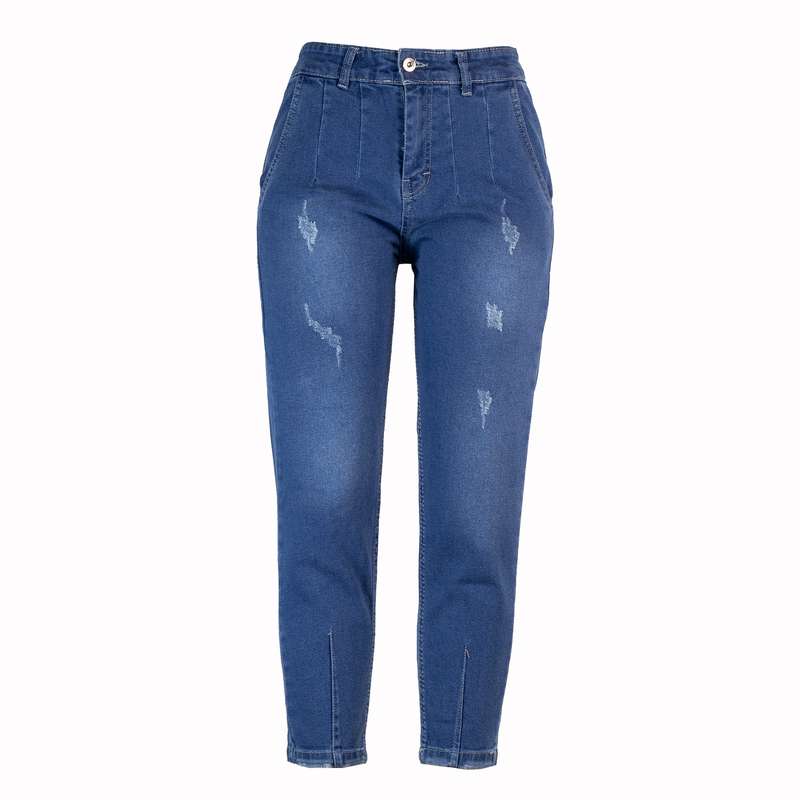 شلوار جین زنانه مدل مام استایل JMS005