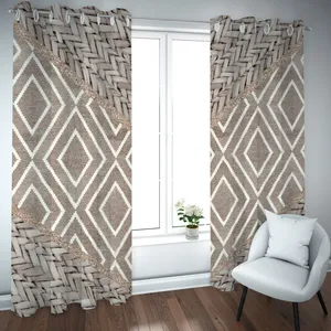 پرده مدل چاپی هازان سایز 300×150 سانتی متر 