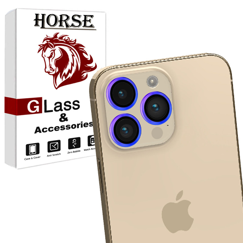 محافظ لنز دوربین هورس مدل RINGHORS مناسب برای گوشی موبایل اپل iPhone 14 Pro Max