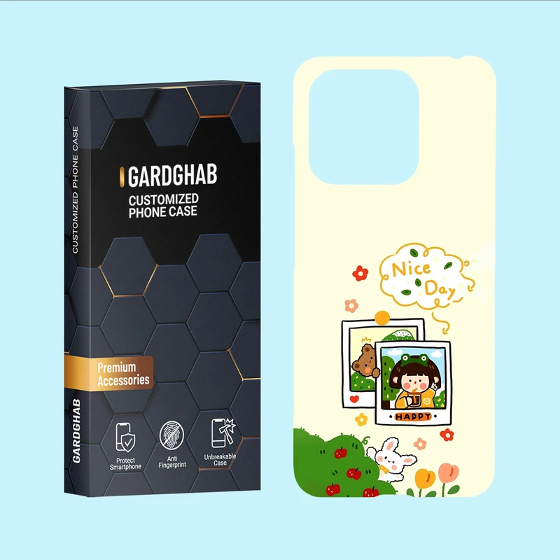 کاور گارد قاب مدل دخترانه مناسب برای گوشی موبایل شیائومی Redmi 12C / Poco C55