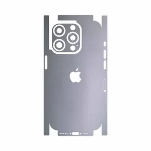 MAHOOT Matte-Silver-FullSkin Cover Sticker for Apple iPhone 15 Pro
