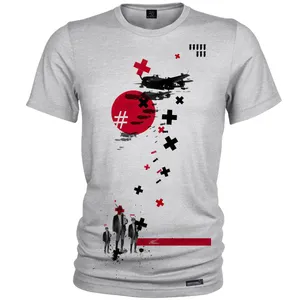 تی شرت آستین کوتاه مردانه 27 مدل No War کد MH1278