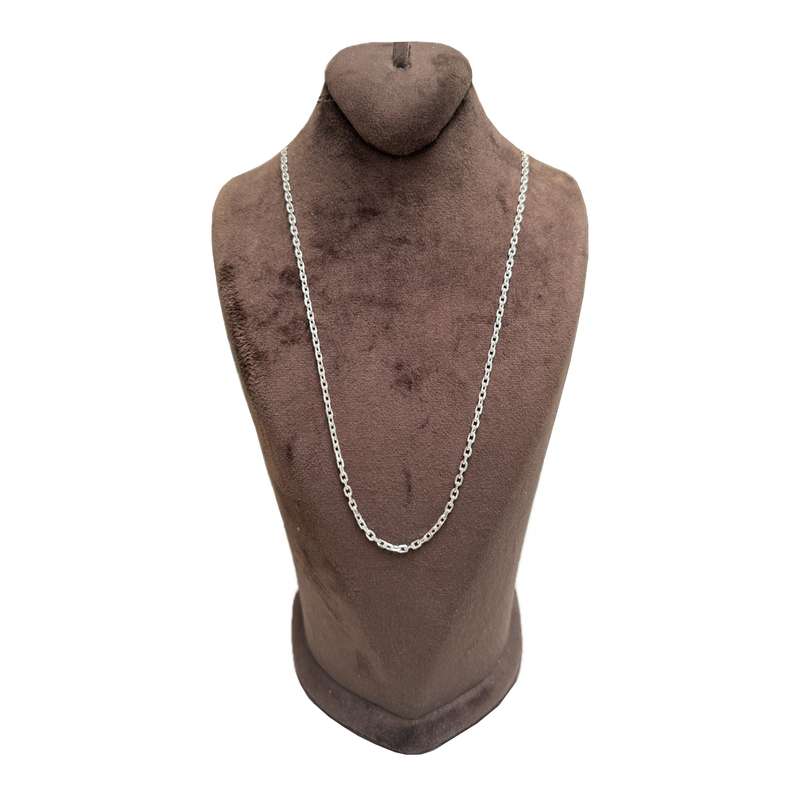 زنجیر نقره مردانه مدل دیپلمات کد 8.71