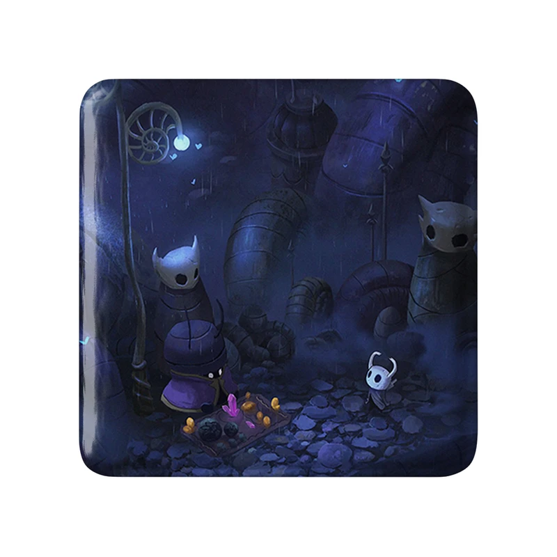 مگنت خندالو طرح بازی هالو نایت (Hollow Knight) مدل مربعی کد 32945