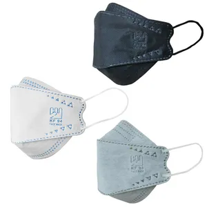 ماسک تنفسی بهسا مدل سه بعدی 3D-BSA-09-BcBlGr بسته 9 عددی 