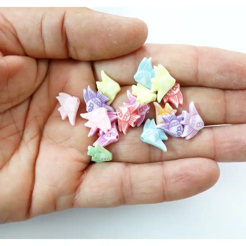 مهره دستبند مدل ماهی کد MO 248 مجموعه 40 عددی