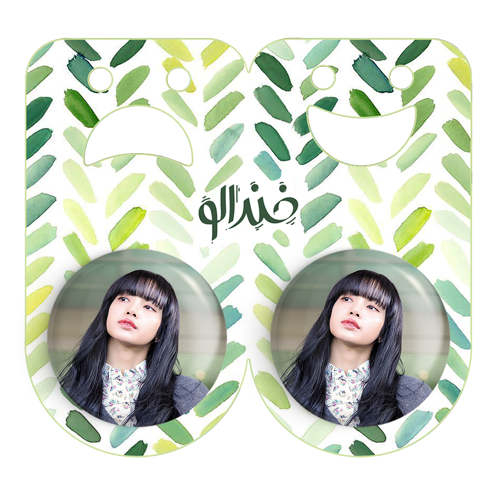 پیکسل خندالو مدل لیسا بلک پینک کد 14287 به همراه مگنت