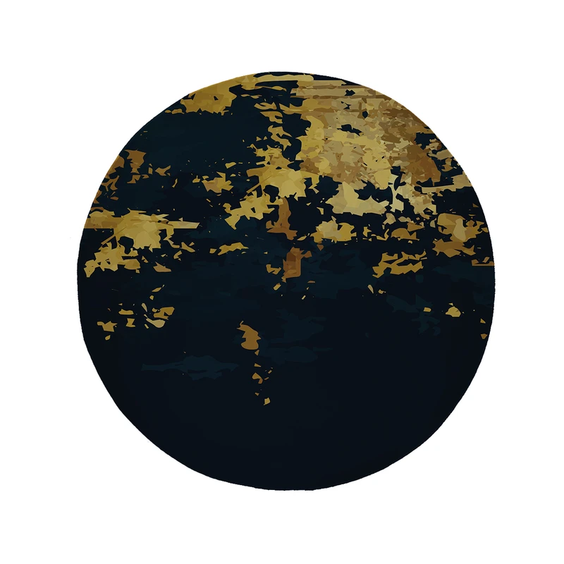 پادری مدل دایره طرح سنگ کد 8957 سایز 90 × 90 سانتی متر 