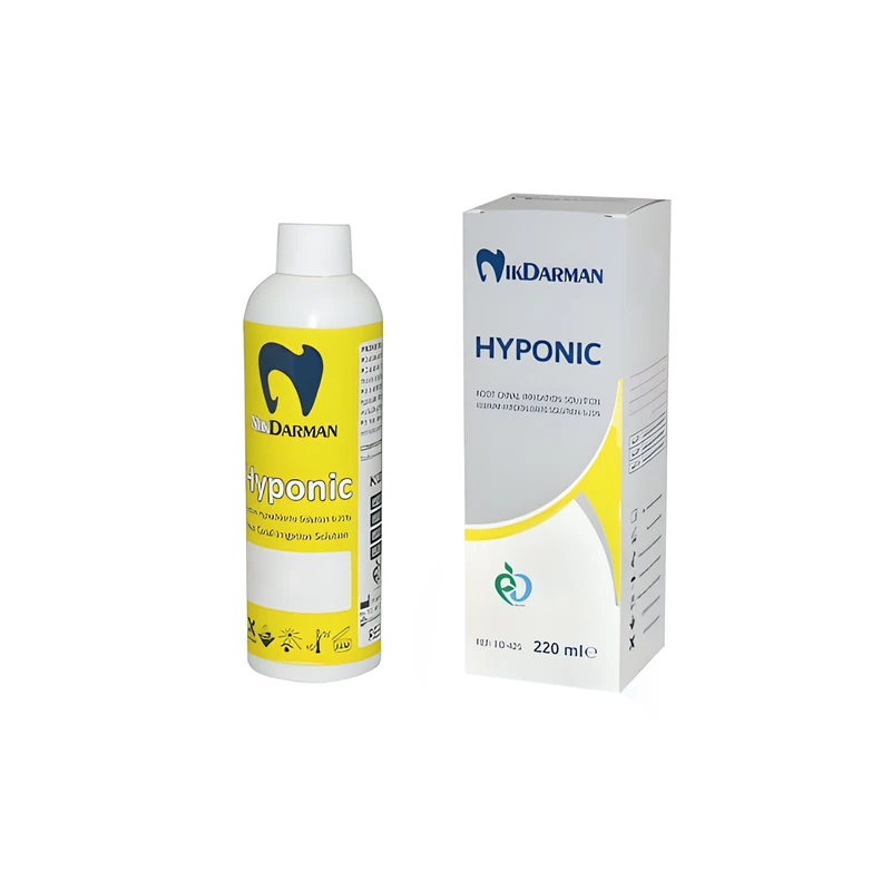 محلول هیپوکلریت سدیم5.25% نیک درمان مدل Hyponic حجم 220 میلی لیتر