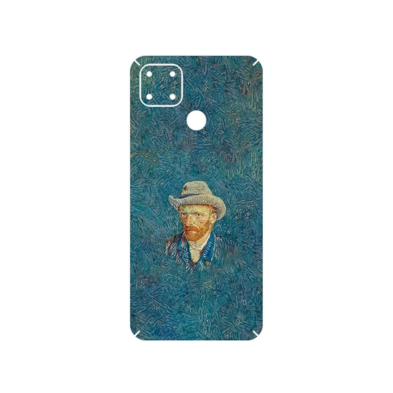 برچسب پوششی ماهوت مدل Self portrait with a gray felt hat مناسب برای گوشی موبایل ریلمی C25s