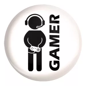 پیکسل خندالو طرح گیمر Gamer کد 3892 مدل بزرگ