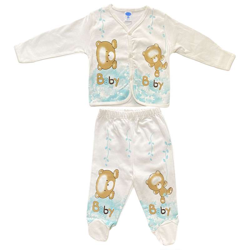 ست شومیز و شلوار نوزادی مهتا مدل 17