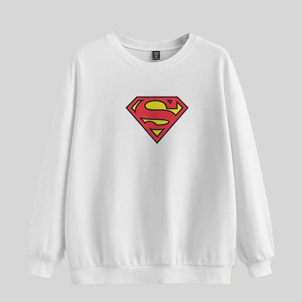 سویشرت مردانه مدل دورس طرح سوپرمن کد f057